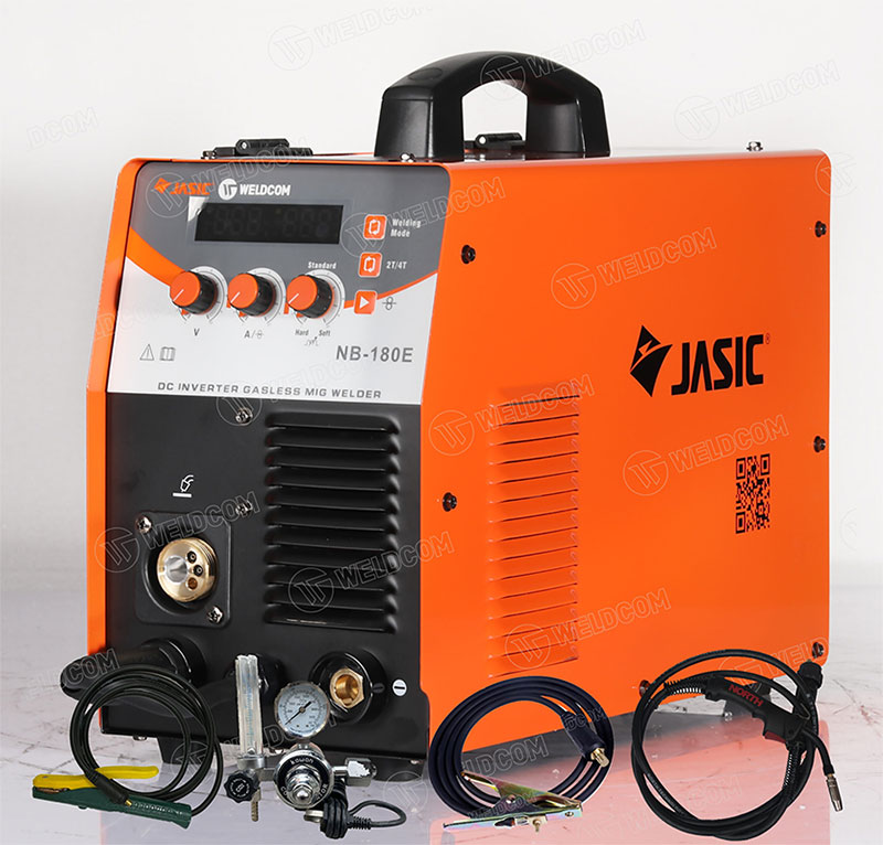 Máy hàn bán tự động MIG NB- 180E (220V chức năng hàn Mig với cuộn dây lõi thuốc không dùng khí)