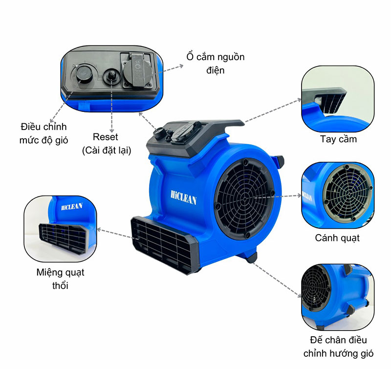 Quạt thổi công nghiệp  Hicelan HC538