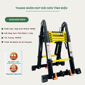 Thang rút chữ A sơn tĩnh điện Sumika SKS440D