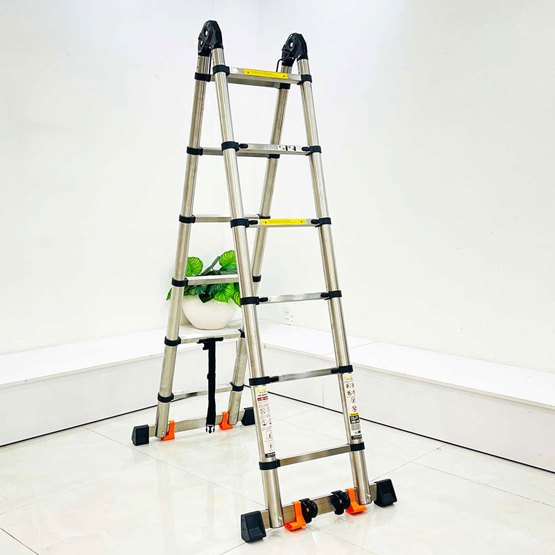 Thang inox rút đôi 3,8m Sumika TA190