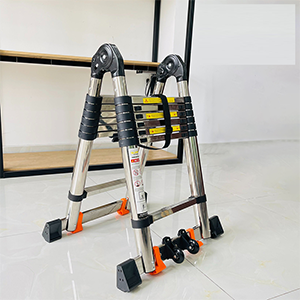 Thang inox rút chữ A Sumika TA220