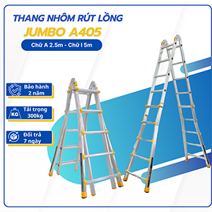 Thang nhôm đa năng Jumbo A405