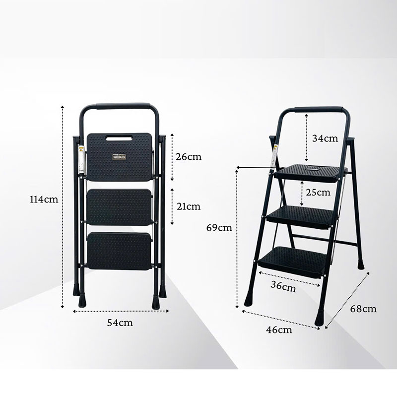 Thang nhôm ghế 3 bậc Sumika A203