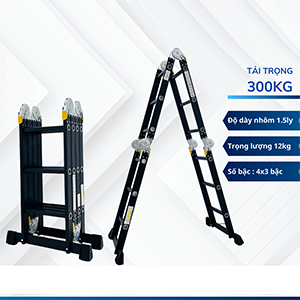 Thang gấp nhôm đa năng Sumika SKM203 New