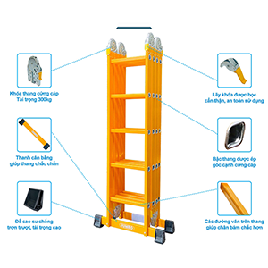 Thang chữ M gấp đa năng Jumbo B305