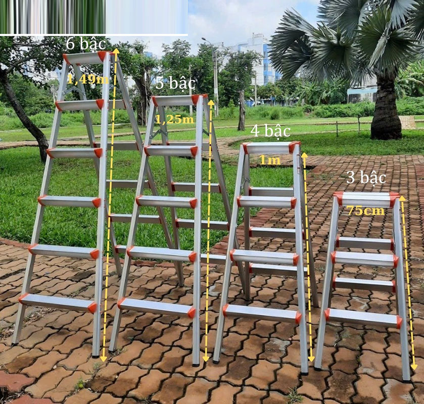 Thang chữ A bậc bằng Nakata TM206