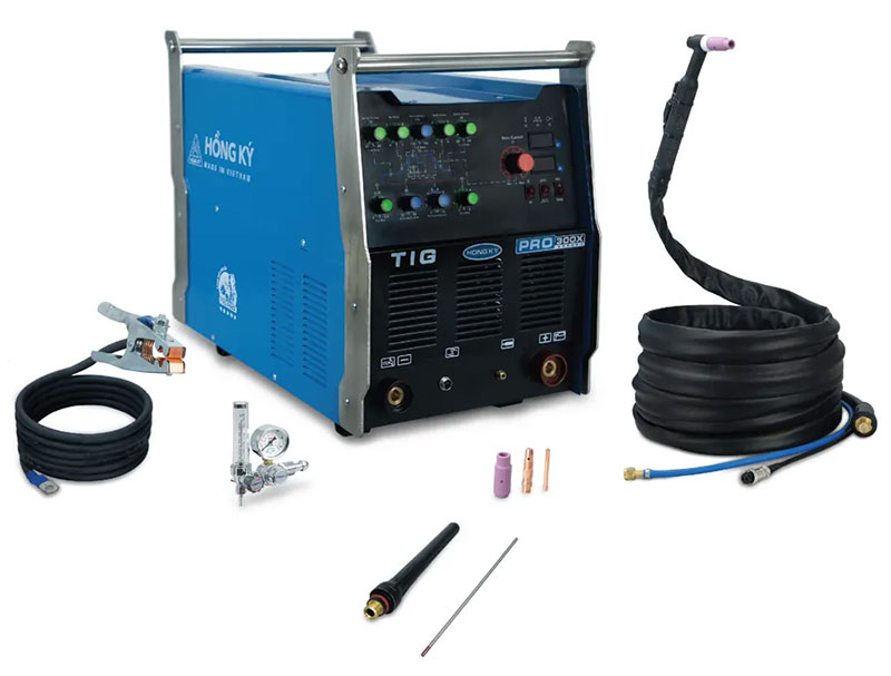 Máy hàn TIG DC xung 300A Hồng Ký TIG300XPRO