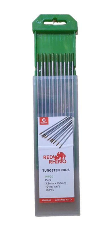 Que volfram xanh WP20 1.6mmx150mm