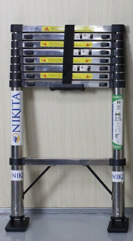 Thang rút đơn inox chống trượt 2,6m Nikita ID26