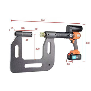 Máy đột lỗ xà gồ cầm tay dùng pin CXG-20080