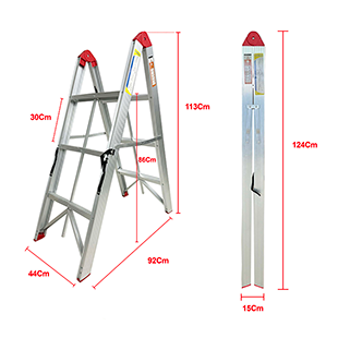 Thang chữ A siêu gấp gọn Nikita GZT603
