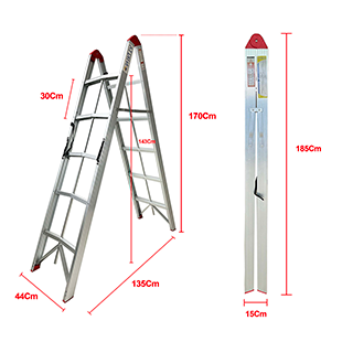 Thang nhôm gấp siêu gọn Nikita GZT605