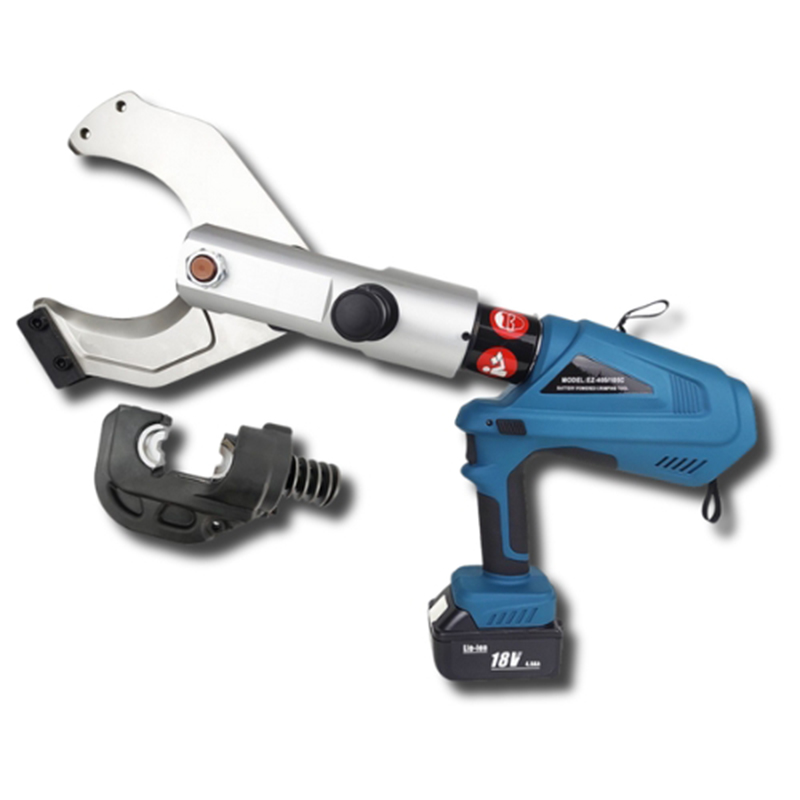 Máy ép cos kiêm cắt cáp thủy lực dùng pin Changyou EZ-400/105C
