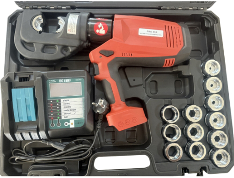 Máy bấm cos thủy lực chạy pin Changyou EBS-400 không chổi than
