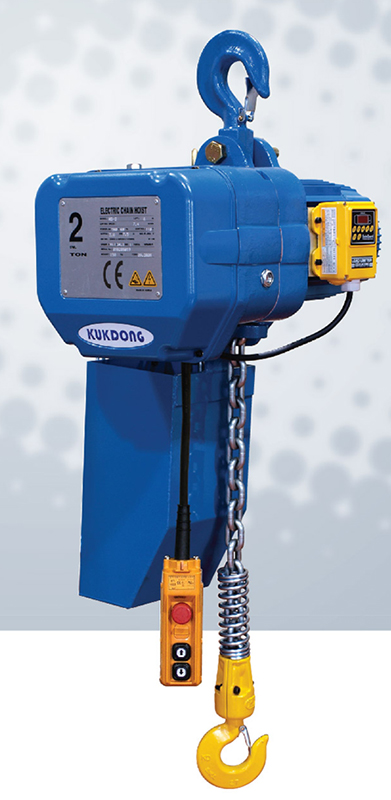 Pa lăng xích điện 10 tấn treo cố định Kukdong KD-2 Hàn Quốc