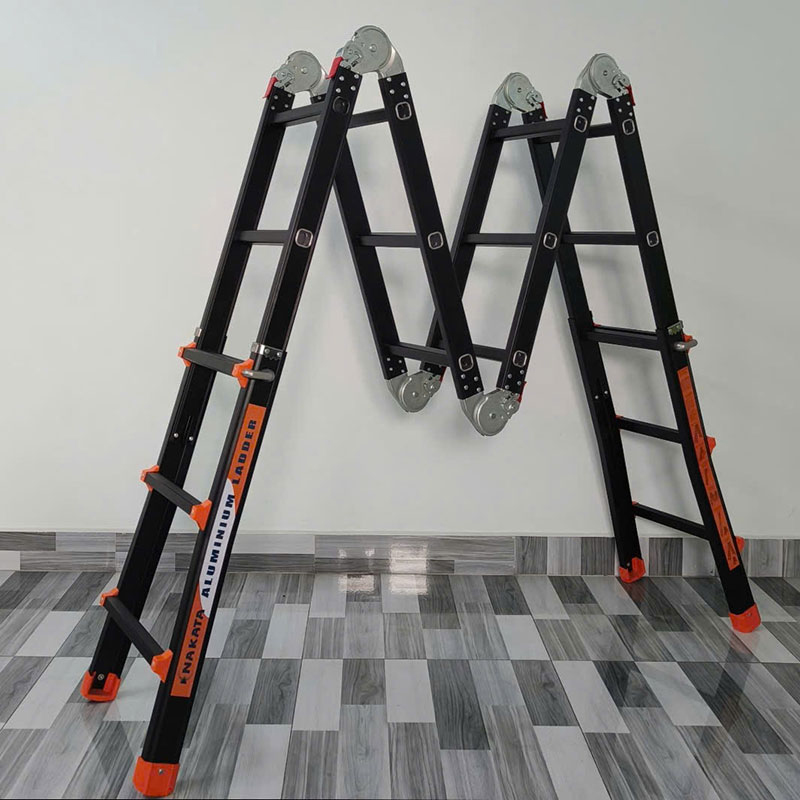 Thang đa năng 4 kh&uacute;c cao cấp Nakata m&agrave;u đen TY5D