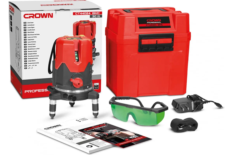 M&aacute;y c&acirc;n bằng Laser 6 tia Crown CT44024