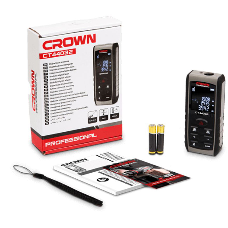 M&aacute;y đo khoảng c&aacute;ch laser 40m Crown CT44032