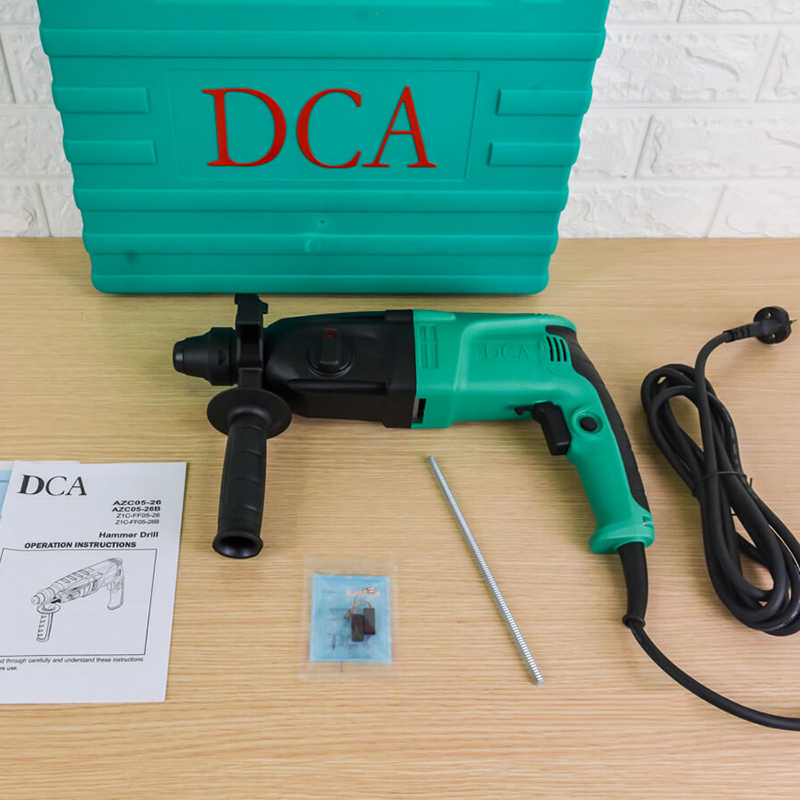 M&aacute;y khoan đục b&ecirc; t&ocirc;ng 800W DCA AZC05-26B