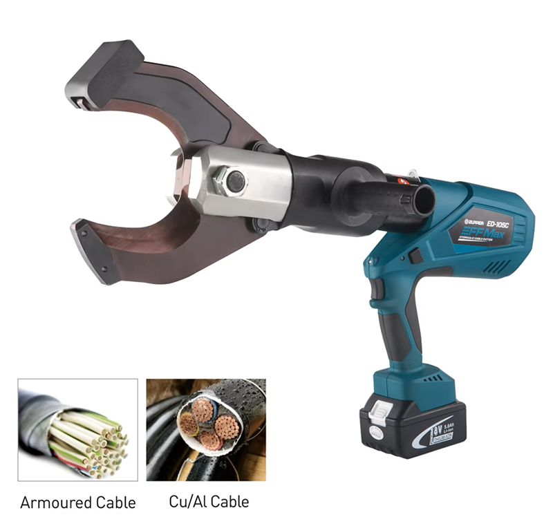 M&aacute;y cắt c&aacute;p d&ugrave;ng pin Zupper ED-105C