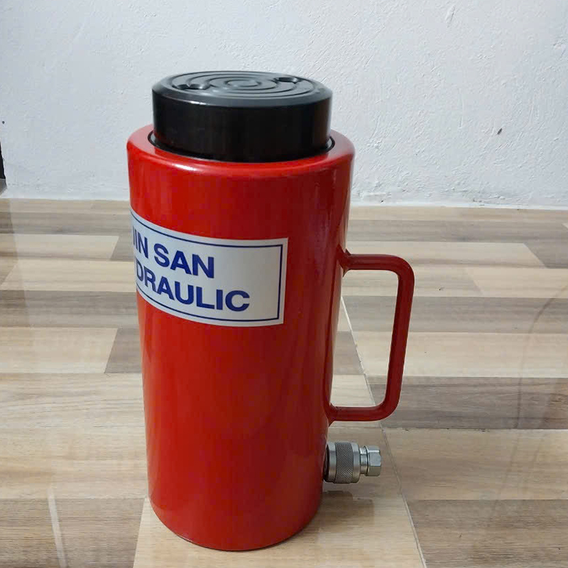K&iacute;ch thủy lực H&agrave;n Quốc 50 tấn h&agrave;nh tr&igrave;nh 100mm