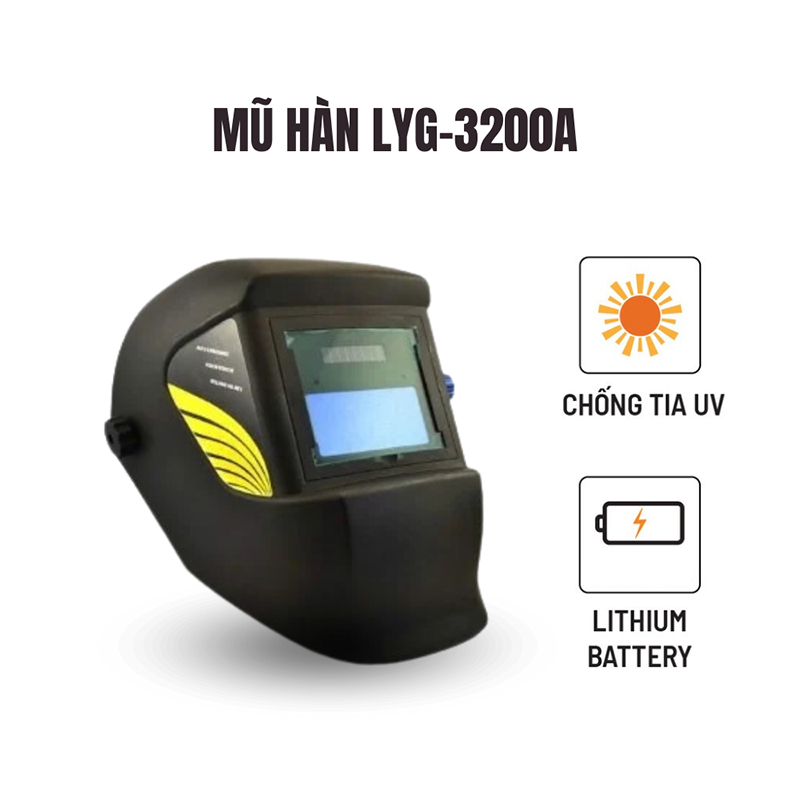 Mũ h&agrave;n điện tử tự động LYG-3200A Meixin