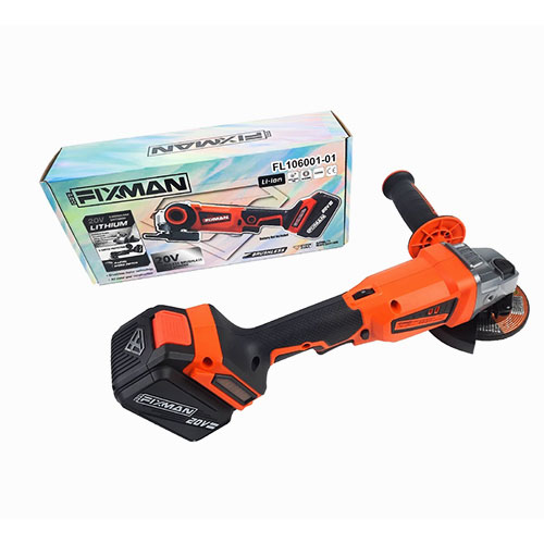 Máy mài góc dùng pin cầm tay Fixman FL106001-01 Động cơ không chổi than có điều tốc