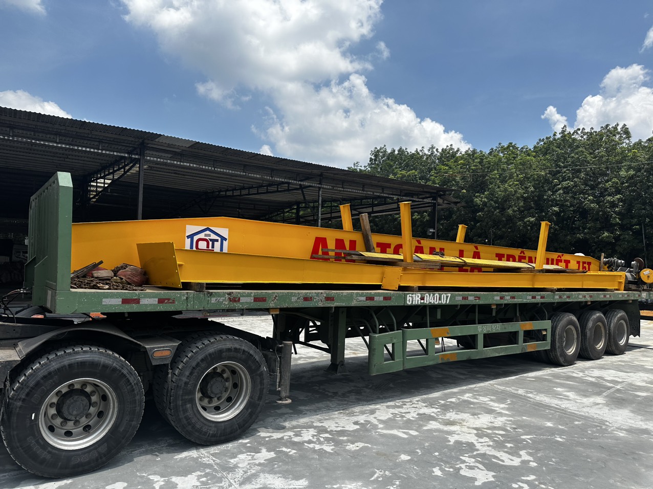 Bàn giao hệ thống cẩu trục
