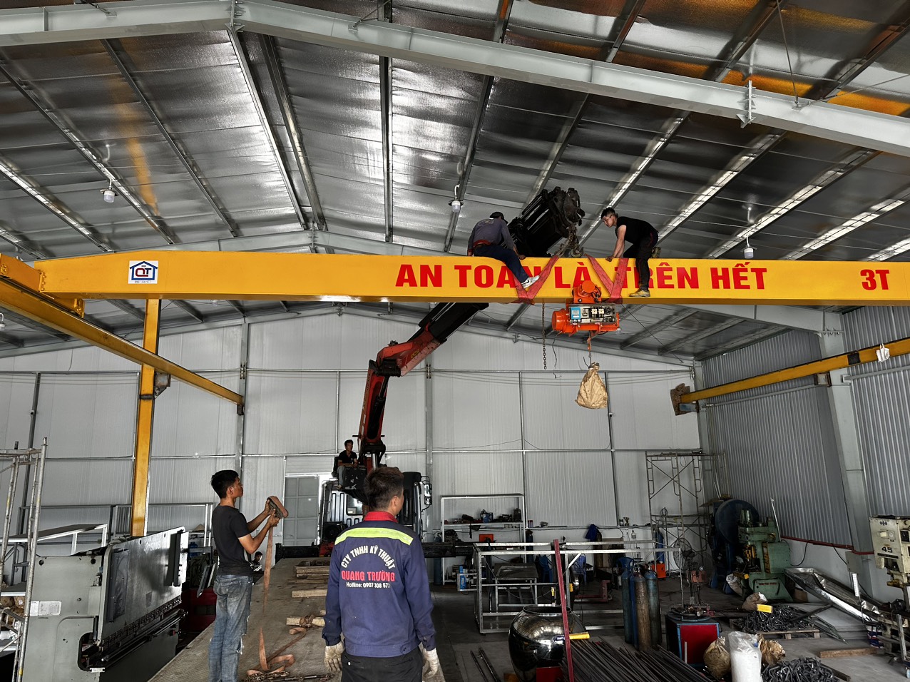Bảo trì hệ thống cẩu trục