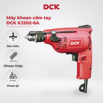 Máy khoan 230W KJZ02-6A (đầu vặn nhanh) - DCK