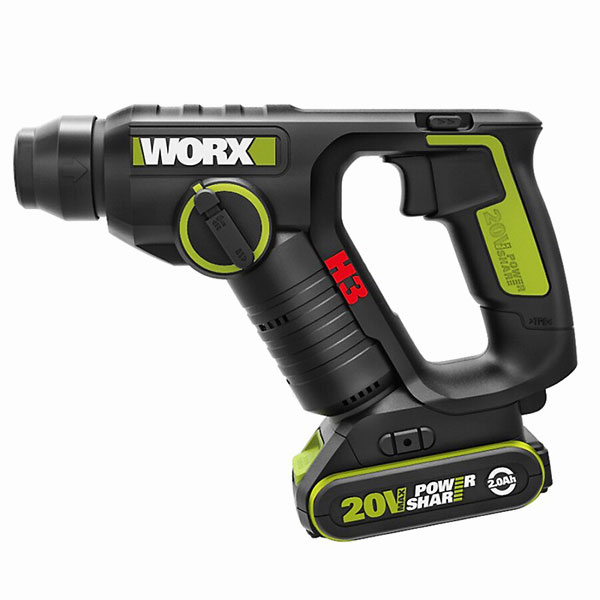 Máy khoan búa dùng pin Li-ion 20V WU380 - Worx Green